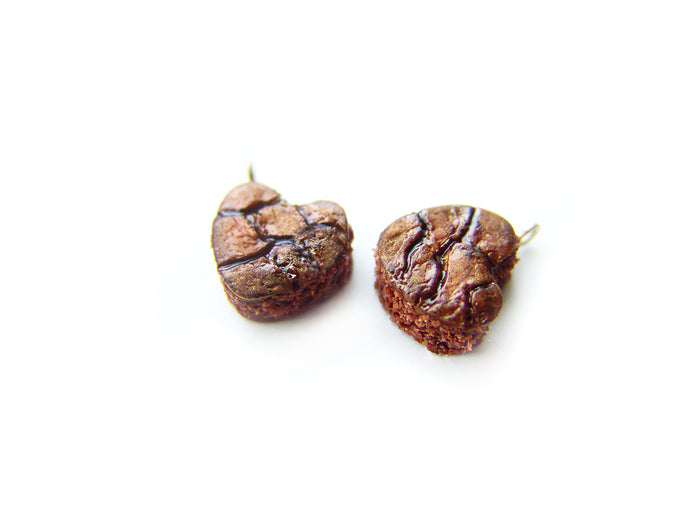 Heart Fudge Brownie Charm - Sucre Sucre Miniatures