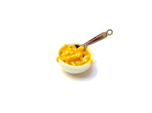Bowl of Mac and Cheese Necklace - Sucre Sucre Miniatures
