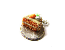Load image into Gallery viewer, Carrot Cake Charm - Sucre Sucre Miniatures