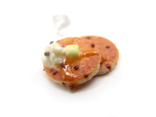 Load image into Gallery viewer, Chocolate Chip Pancake Stack Charm