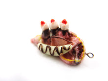 Load image into Gallery viewer, Banana Split Sundae Sleepy Dragon Charm