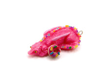 Load image into Gallery viewer, Pink Sprinkle Donut Dragon Charm