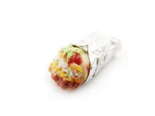 Load image into Gallery viewer, Taco Truck Foil-Wrapped Burrito Charm