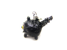 Load image into Gallery viewer, Scaredy Black Cat Charm