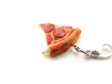 Load image into Gallery viewer, Stuffed Crust Pizza Slice Charm, In Stock!