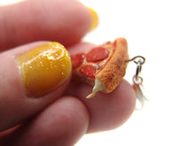 Load image into Gallery viewer, Stuffed Crust Pizza Slice Charm, In Stock!