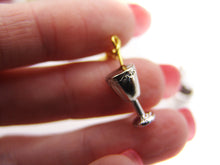 Load image into Gallery viewer, Ornate Silver Goblet of Ale Charm