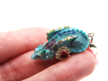 Load image into Gallery viewer, Heatcliff Forget-me-Not Sleepy Dragon Charm | The Yearly Yearning, A Wuthering Heights-Inspired Collection