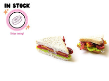Load image into Gallery viewer, BLT Sandwich Half Charm, In Stock!
