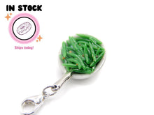 Load image into Gallery viewer, Bowl of Green Beans Charm, In Stock!
