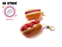 Load image into Gallery viewer, Classic Hotdog Charm, In Stock!