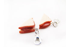 Load image into Gallery viewer, Fried Bologna Sandwich Charm - Sucre Sucre Miniatures