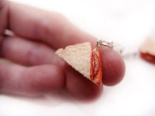 Load image into Gallery viewer, Fried Bologna Sandwich Charm - Sucre Sucre Miniatures