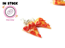 Load image into Gallery viewer, Pepperoni Pizza Charm, In Stock!