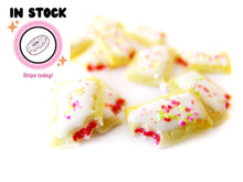 Load image into Gallery viewer, Strawberry Poptart Charm, In Stock!