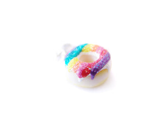Rainbow Donut Charm - Sucre Sucre Miniatures