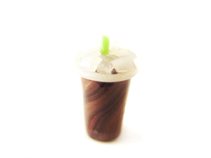 Iced Black Coffee Charm - Sucre Sucre Miniatures