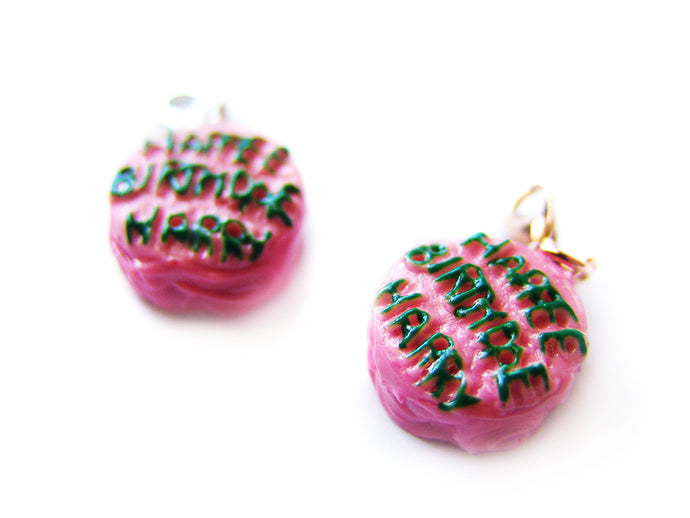 Happee Birthdae Cake Charm - Sucre Sucre Miniatures