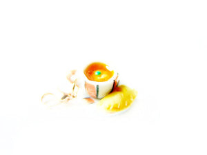 Sucre Sucre Miniatures Presents: Wizardr-tea Charm Collection, No.001 Pumpkin Juice Hot Tea - Sucre Sucre Miniatures