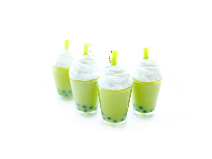 Green Tea Boba Tea Charm - Sucre Sucre Miniatures