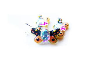Death Moth Cookie Charm - Sucre Sucre Miniatures