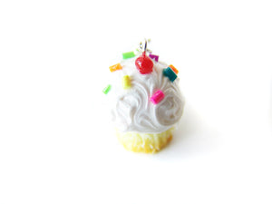 Vanilla Sprinkle Cupcake Charm - Sucre Sucre Miniatures