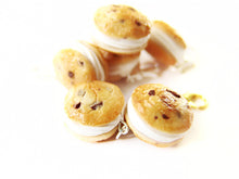 Load image into Gallery viewer, Chocolate Chip Cookie Ice Cream Sandwich Charm - Sucre Sucre Miniatures