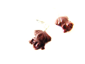 Chocolate Toad Charm - Sucre Sucre Miniatures