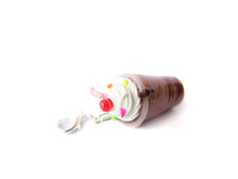 Load image into Gallery viewer, Chocolate Milkshake Charm - Sucre Sucre Miniatures