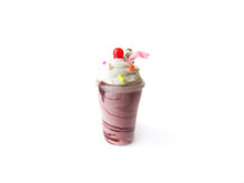 Load image into Gallery viewer, Chocolate Milkshake Charm - Sucre Sucre Miniatures