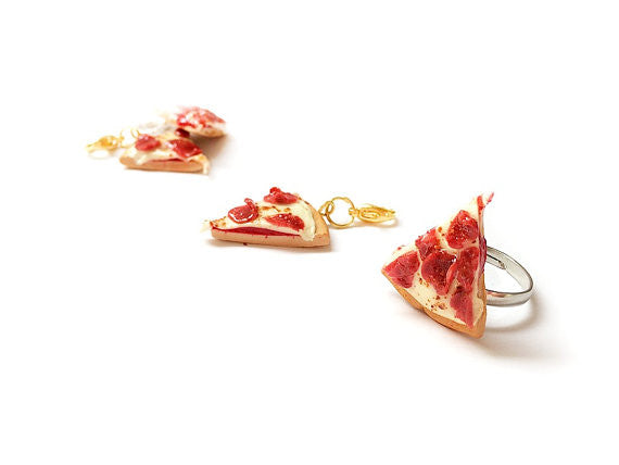 Pepperoni Pizza Ring - Sucre Sucre Miniatures