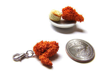 Load image into Gallery viewer, Fried Chicken Wing Charm - Sucre Sucre Miniatures