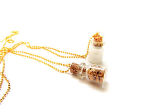 Cookies and Milk BFF Necklace Set - Sucre Sucre Miniatures