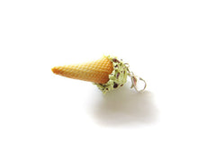 Load image into Gallery viewer, Mint Chip Ice Cream Charm - Sucre Sucre Miniatures
