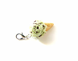 Mint Chip Ice Cream Charm - Sucre Sucre Miniatures