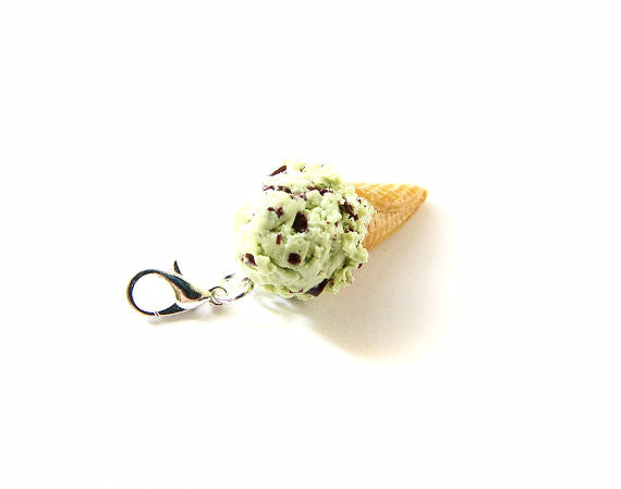 Mint Chip Ice Cream Charm - Sucre Sucre Miniatures