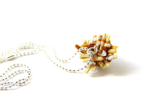 Poutine Bowl Necklace - Sucre Sucre Miniatures