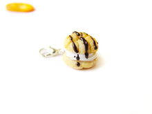 Load image into Gallery viewer, Cream Puff Charm - Sucre Sucre Miniatures