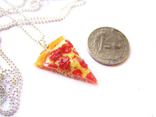 Load image into Gallery viewer, The Pizza is Eternal Necklace - Sucre Sucre Miniatures