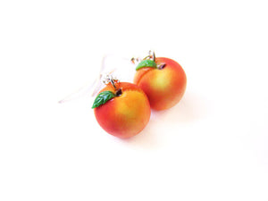 Peach Dangle Earrings - Sucre Sucre Miniatures