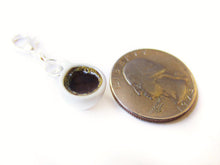 Load image into Gallery viewer, Hot Cup of Coffee Charm - Sucre Sucre Miniatures