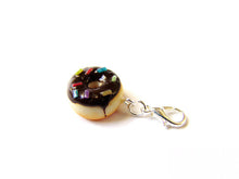 Load image into Gallery viewer, Chocolate Sprinkle Donut Charm - Sucre Sucre Miniatures