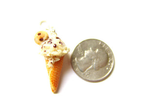 Cookie Dough Ice Cream Charm - Sucre Sucre Miniatures