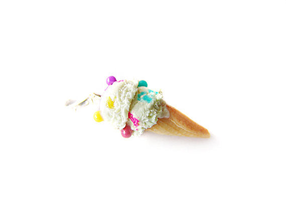 Birthday Cake Funfetti Ice Cream Charm - Sucre Sucre Miniatures