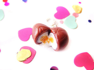 Chocolate Cadbury Cream Egg Charm - Sucre Sucre Miniatures