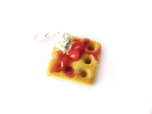 Load image into Gallery viewer, Strawberries and Cream Waffle Charm - Sucre Sucre Miniatures