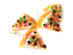 Combination Veggie Pizza Charm - Sucre Sucre Miniatures
