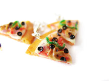 Load image into Gallery viewer, Combination Veggie Pizza Charm - Sucre Sucre Miniatures